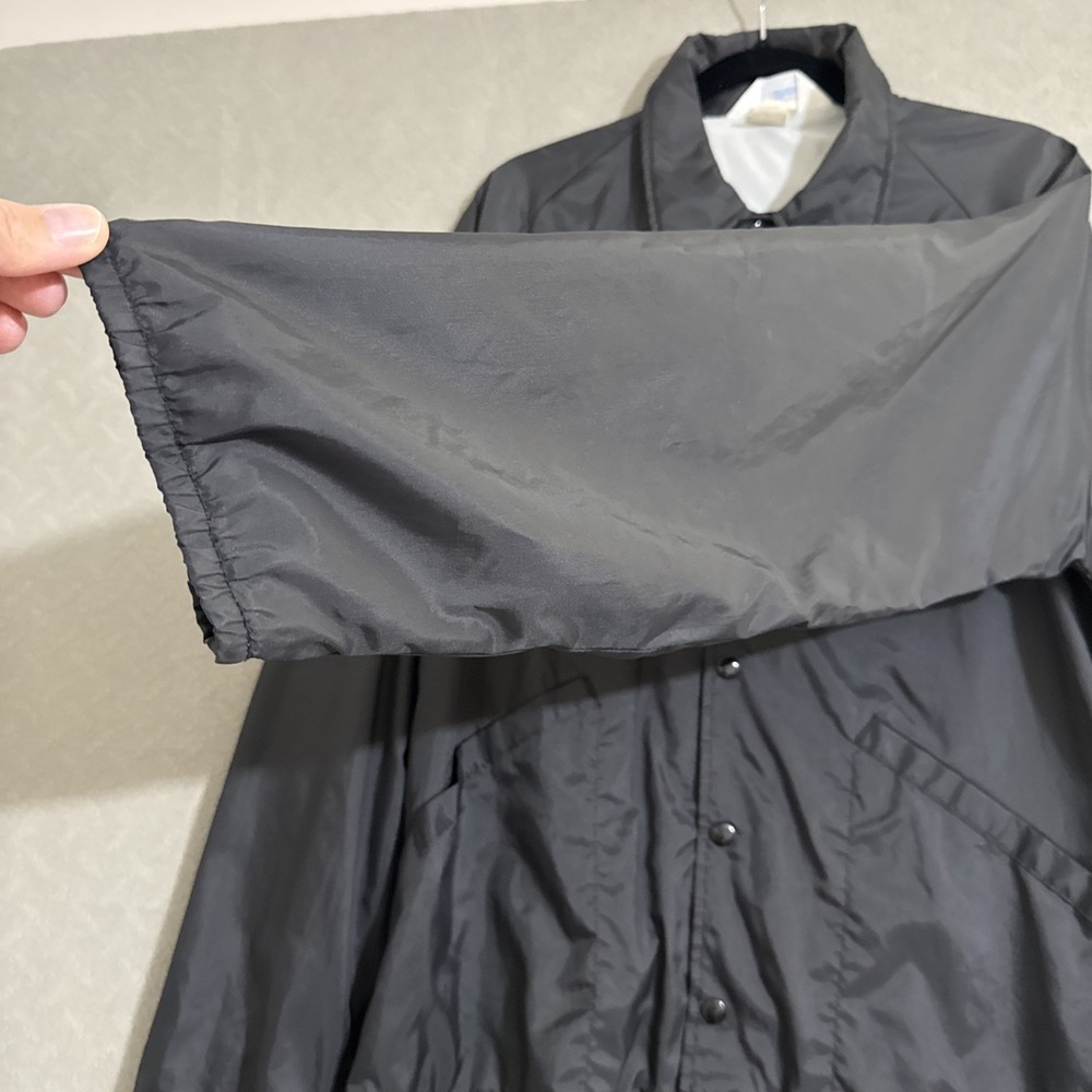 Vtg Lined Windbreaker Jacket L USA Front Logo "Dubai United Arab" Oil Comp RARE - Picture 6 of 10